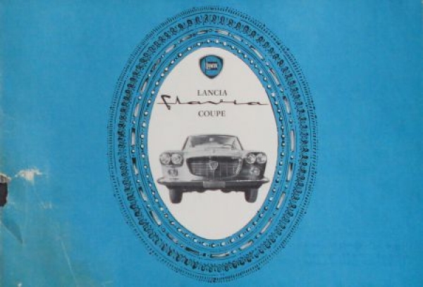 Lancia Flavia Coupe Modelprogram 1962 Carbrochure (6314)